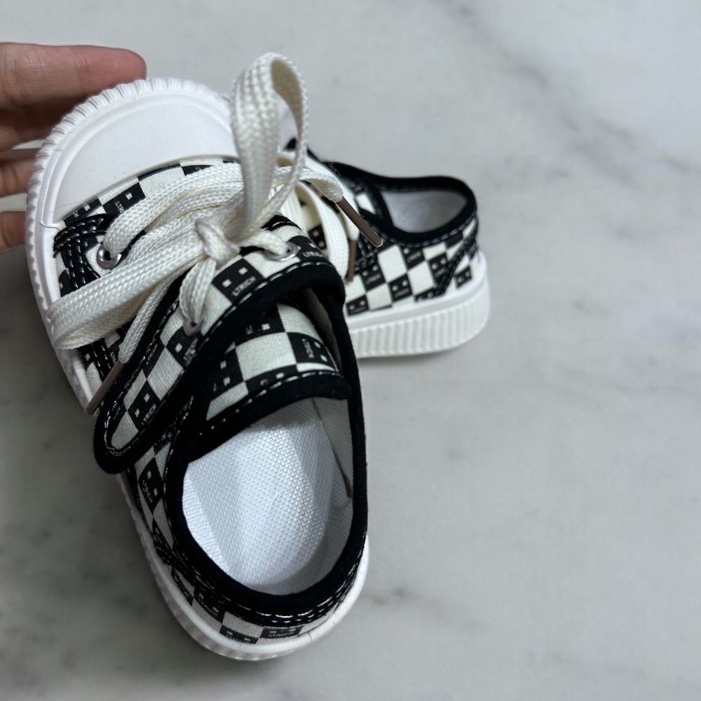 Обувь 713Б КЕДЫ Текстиль Шахмат