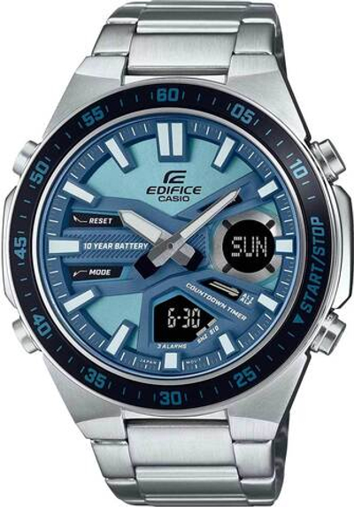 Японские наручные часы Casio Edifice EFV-C110D-2B с хронографом