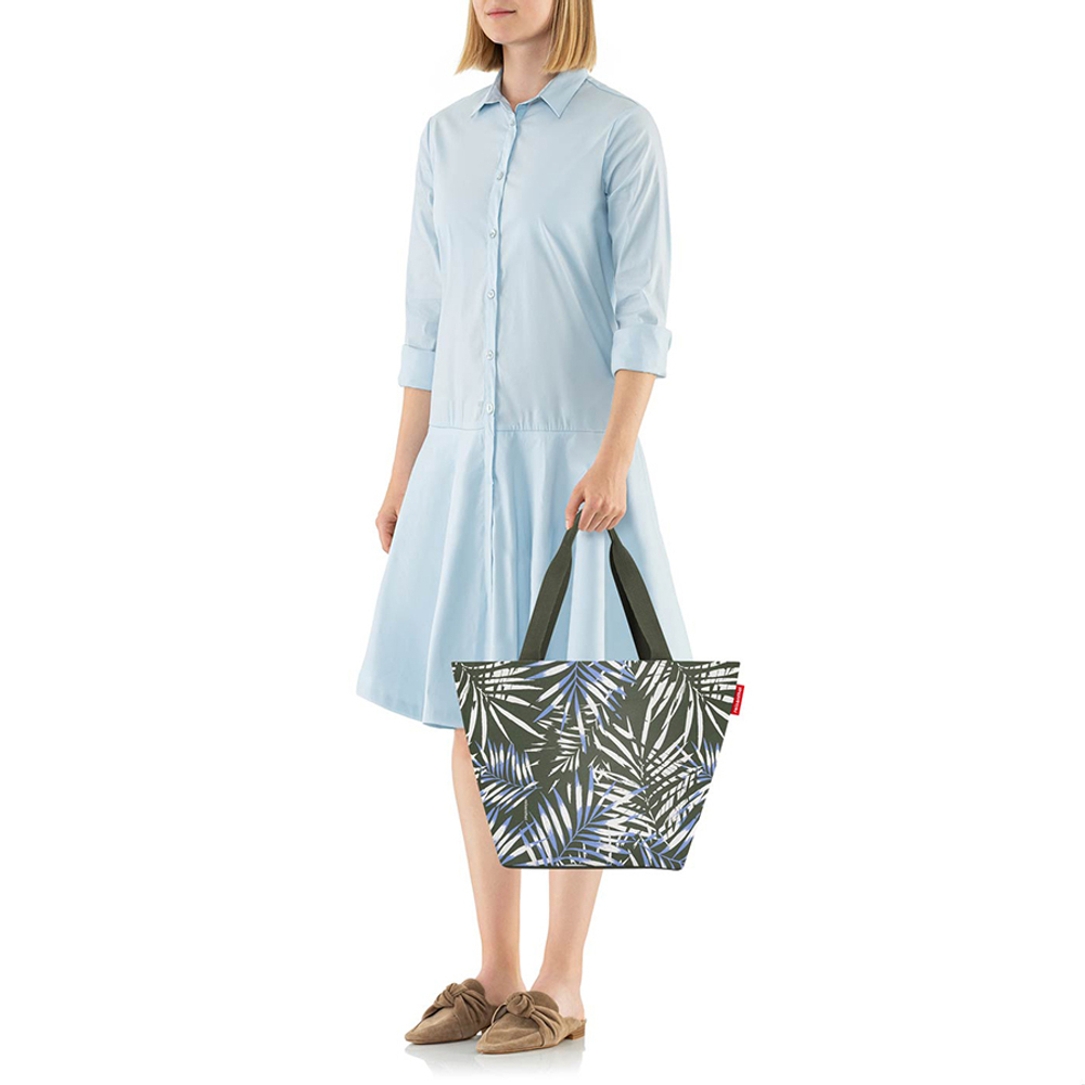Сумка shopper m jungle trail green