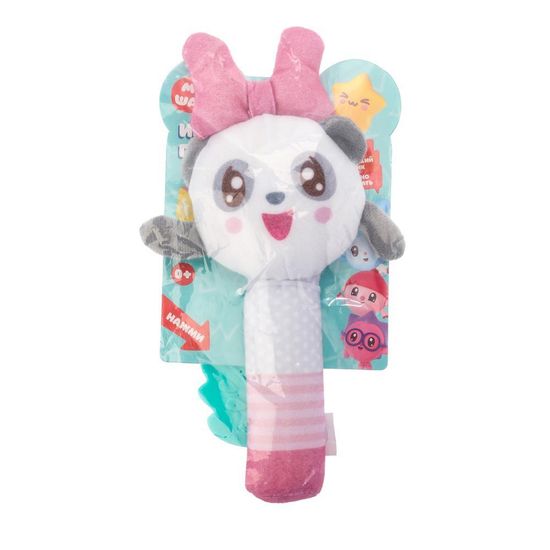 Текстильная игрушка погремушка - пищалка «Пандочка» Умка