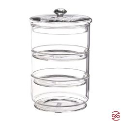 Конфетница с крышкой 3-х ярусная Repast Diamond 3*400 мл