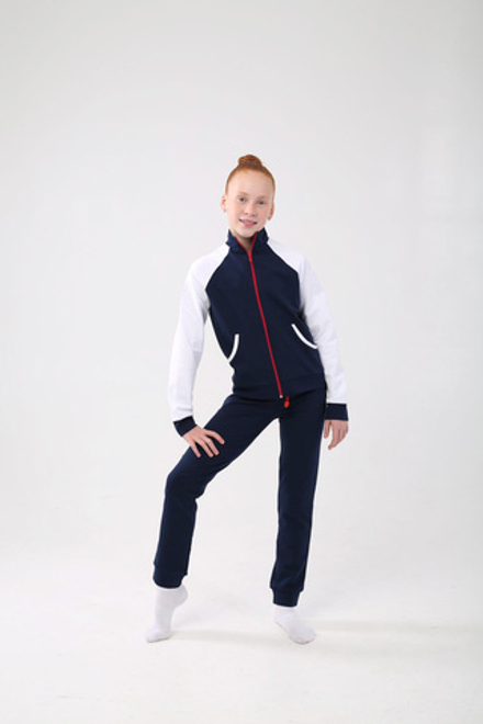 Спортивный костюм Классика с белым рукавом (именной)