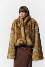 Эко-шуба Lisa Patrikeevna | Рыжий