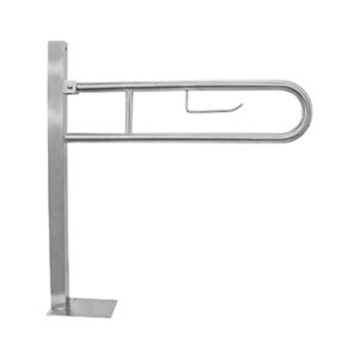 Поручень откидной 810 мм нерж. сталь NOFER 15064.W белый