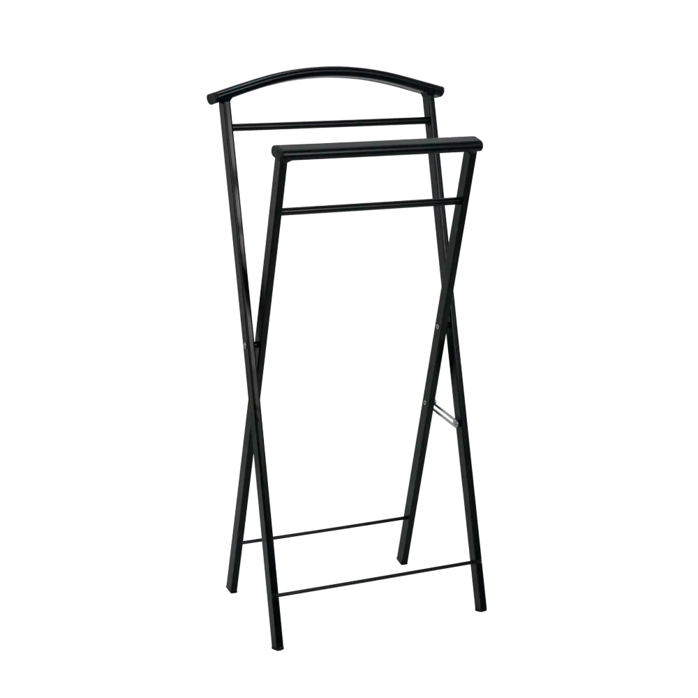 Вешалка костюмная «Контур малый», цвет черный, 35,5*23,5*76см