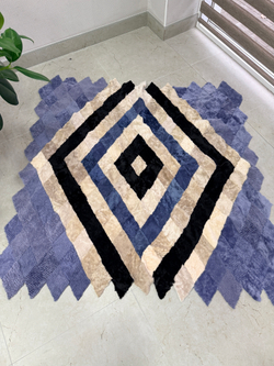 Меховой Коврик прикроватный накидка на кресло из овчины