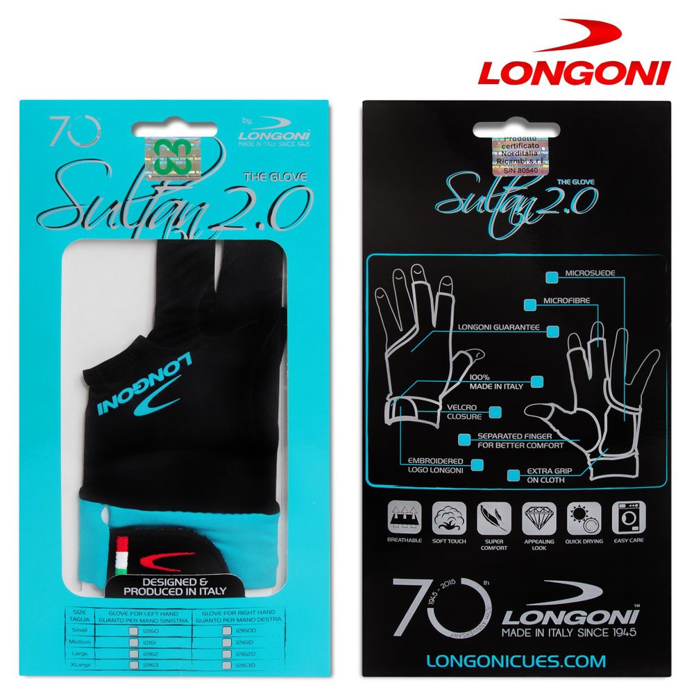 Перчатка Longoni Sultan 2.0 левая XL