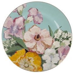 Набор тарелок 6 шт "Flowers" d=27/21,5см/19см (фарфор) (подарочная упаковка)