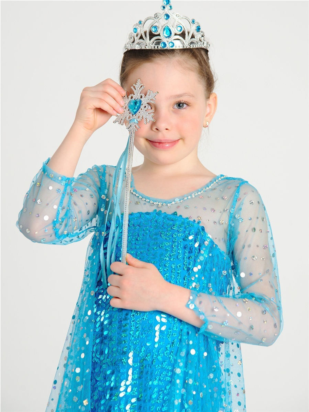 Платье  Эльзы с пайетками