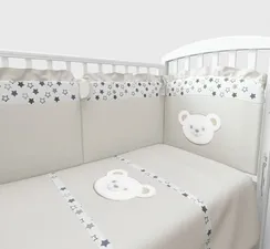 Набор в кровать для новорожденных Lollycottons Deni, Кремовый