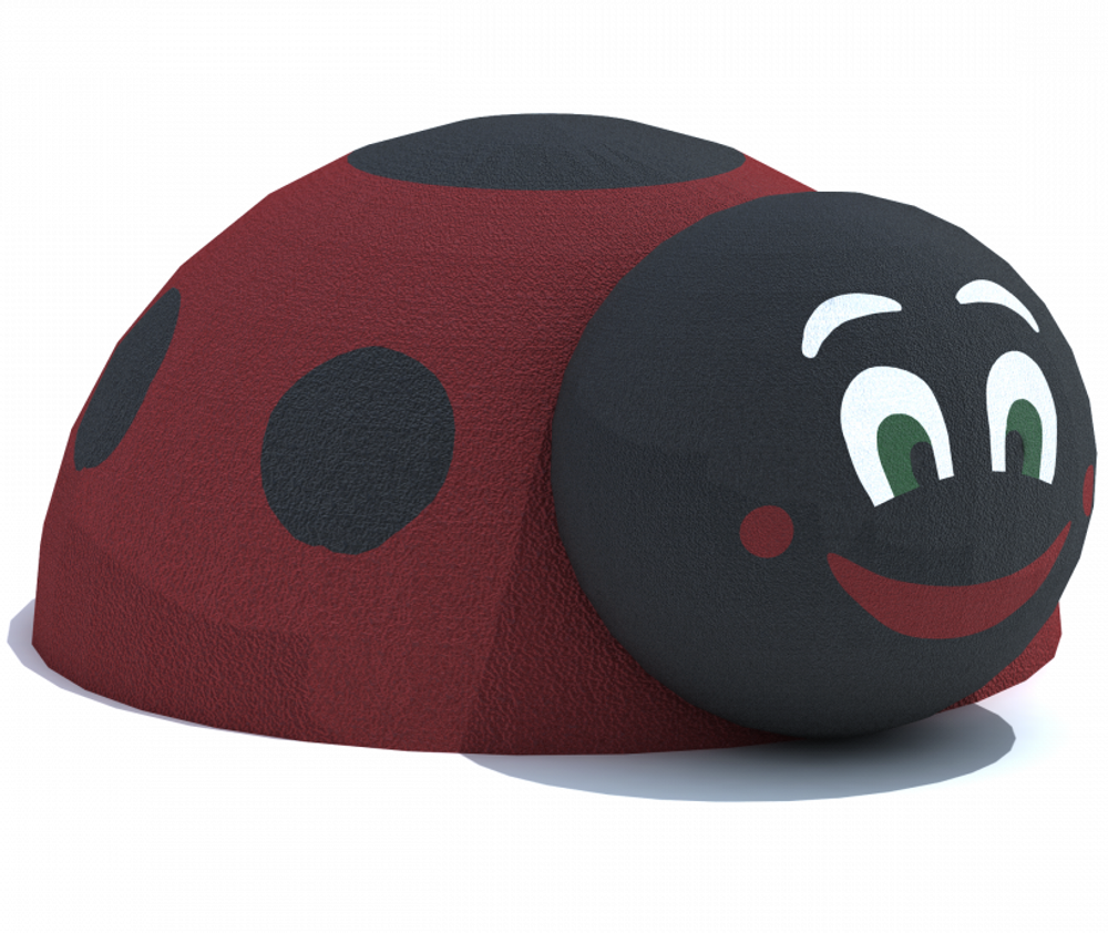 Резиновая фигура 3D Божья коровка для детских площадок