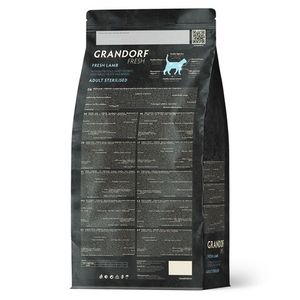 Уценка! Повр.упак. / Сухой корм GRANDORF Fresh Cat STERILISED Lamb&Sweet Potato для стерилизованных кошек из свежего мяса ягненка с бататом