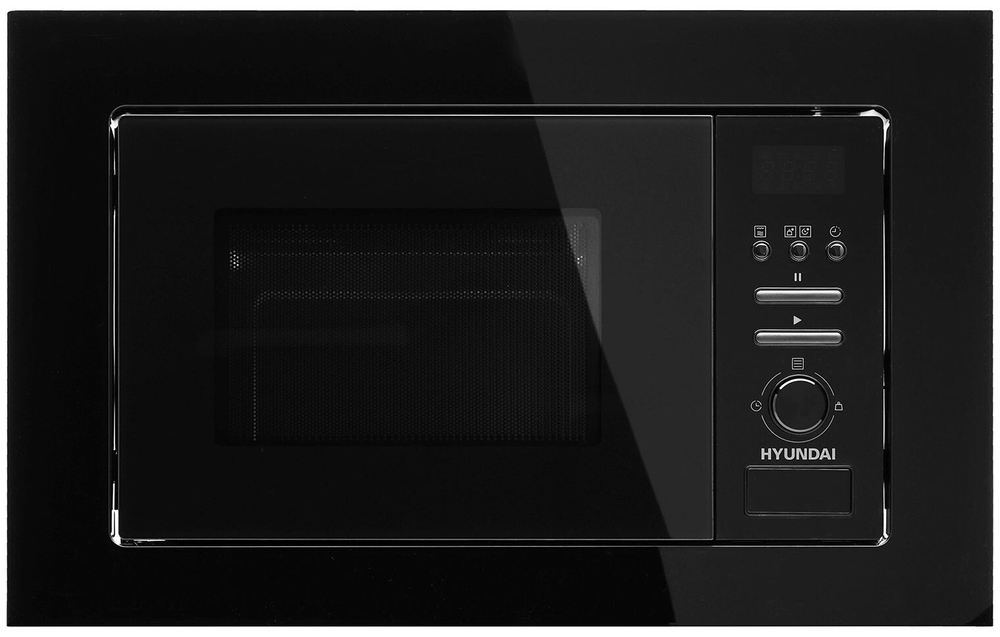 Встраиваемая микроволновая печь Hyundai HBW 2040 BG черный