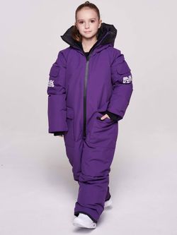 Комбинезон детский пуховый BASK kids YETI фиолетовый