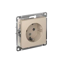 Розетка AtlasDesign 16А с заземл. механизм песочн. SE ATN001243