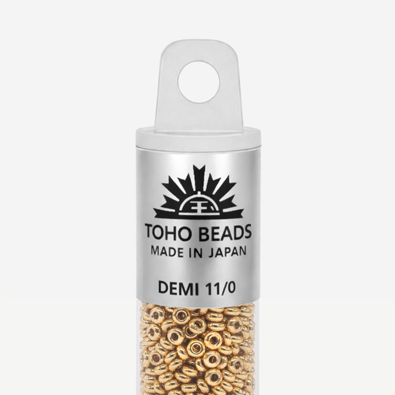 Японский бисер TOHO Demi 11/0 (№PF557), металлизированный, непрозрачный глянцевый