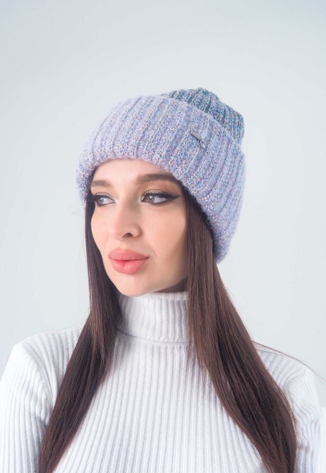 S6908CRY Шапка (Сиреневый / 57-58 / 30х30х6 / 57 / Сиреневый / Мохер/альпака / 0.3)