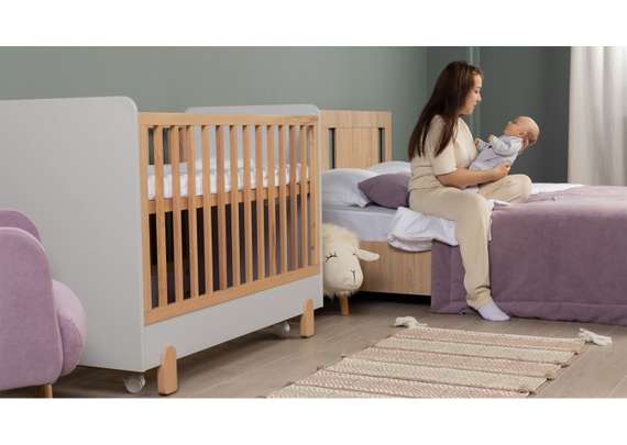 Кроватка Ice-cream (светло-серый)