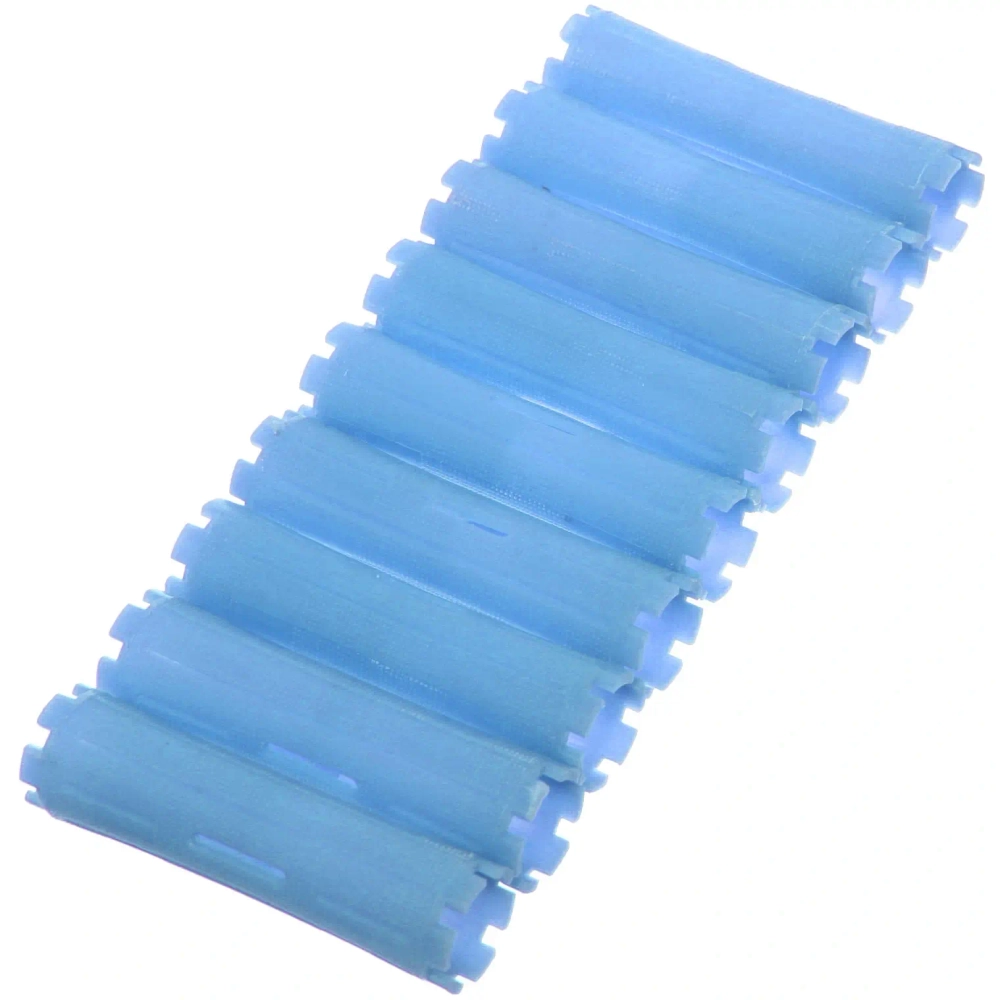 Бигуди пластмассовые-коклюшки 9шт «Styling», микс 6 цветов, d=2,2см (прозрачный пакет с подвесом), без резинки