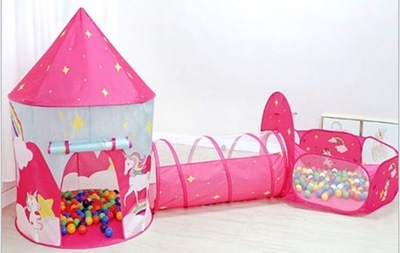 Палатка с туннелеми бассейном D-6968