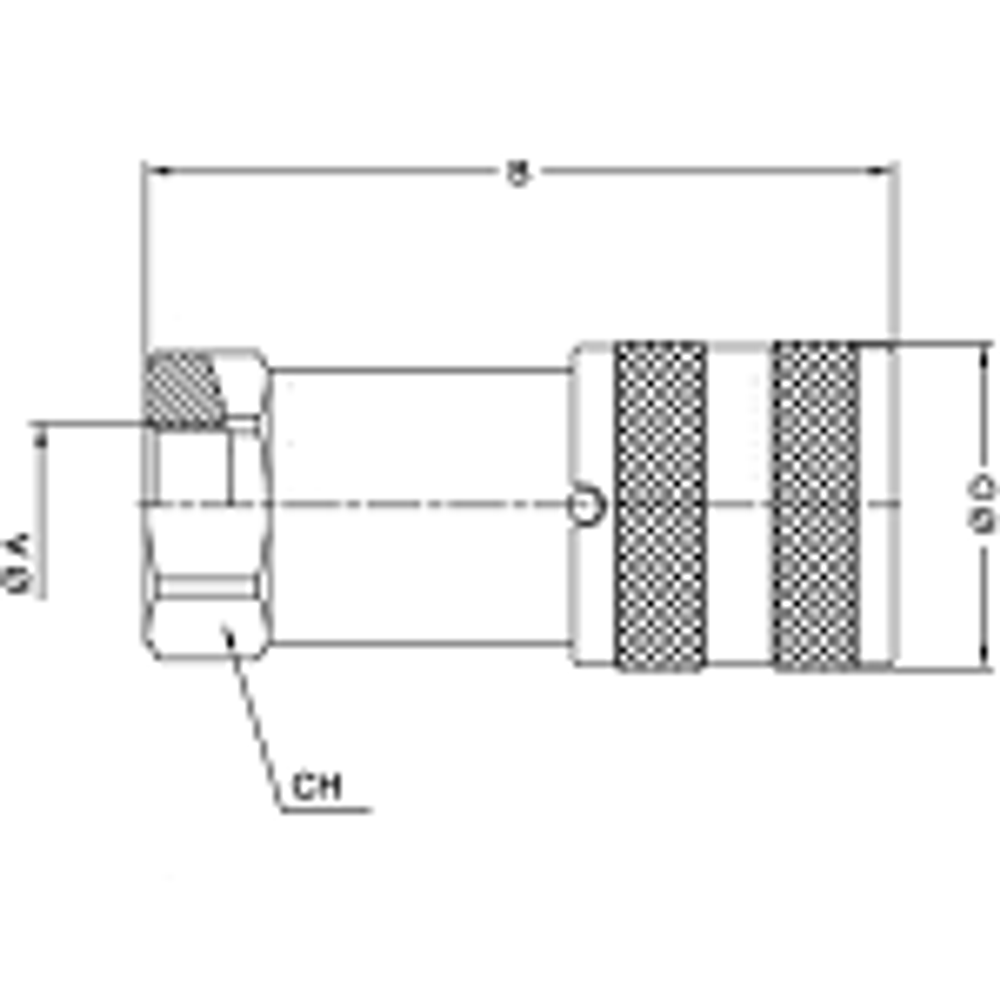 БРС FF FIRG BSP 1/4 - D1/4 Розетка VERSO