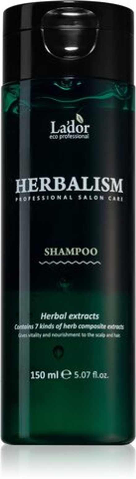 La'dor Herbalism - травяной шампунь против выпадения волос /   150  ml  / GTIN 8809181932955