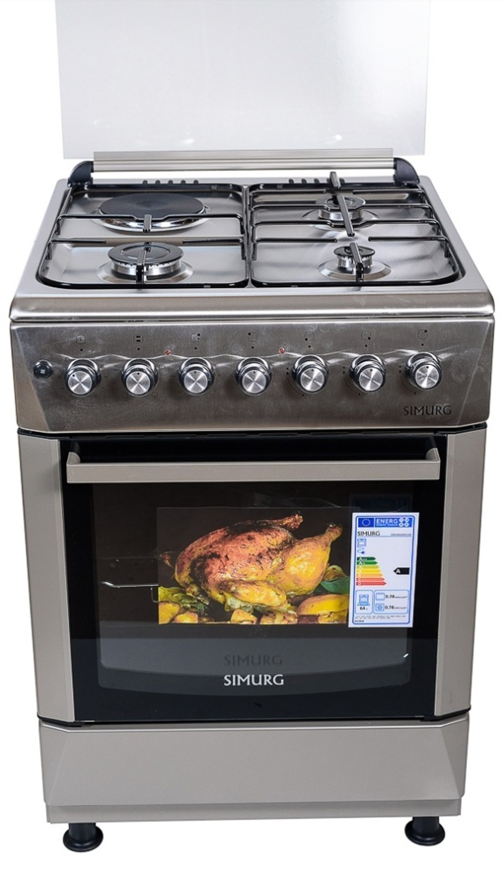 Кухонная плита SIMURG FK 5316 GAZM серебристый