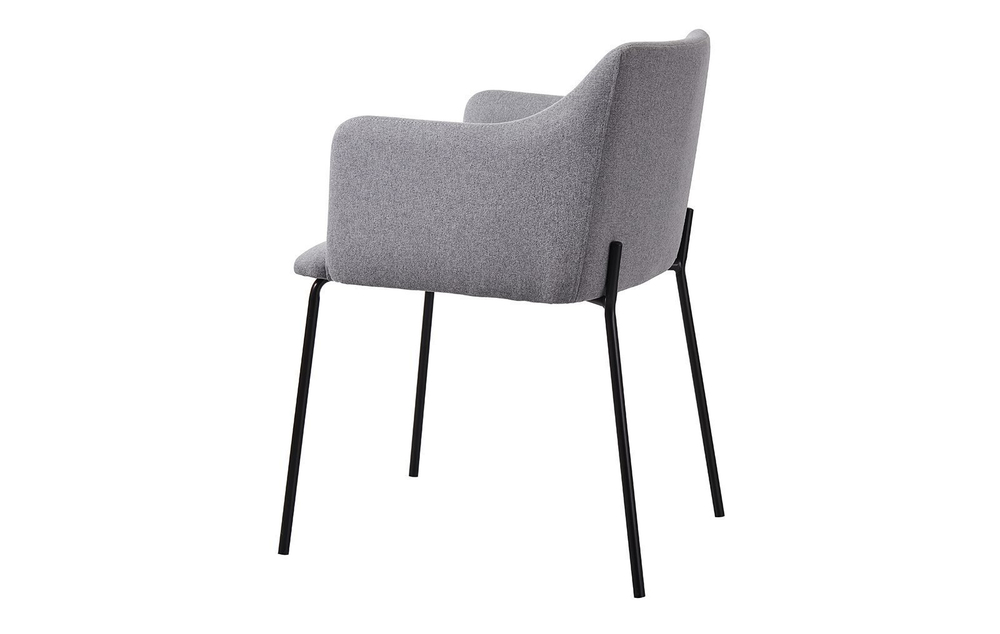 Стул C-961 серый/матовый черный