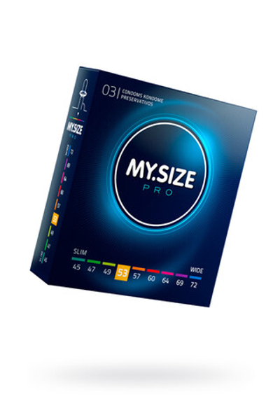 ПРЕЗЕРВАТИВЫ MY.SIZE, ЛАТЕКС,17,8 СМ, 5,3 СМ, 3 шт