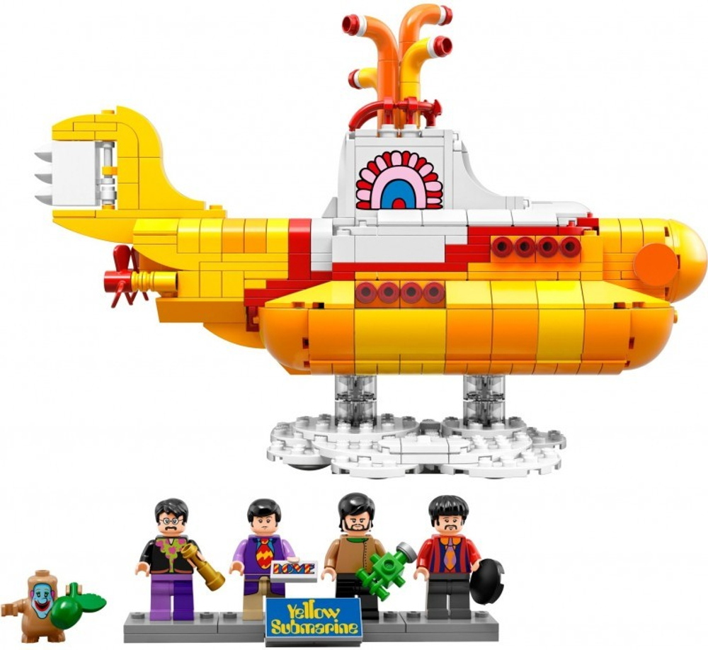 LEGO Ideas: The Beatles: Жёлтая подводная лодка 21306 — The Beatles: Yellow Submarine — Лего Идеи