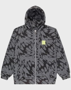 Худи LAKAI X RIPNDIP Flame Zipper Grey