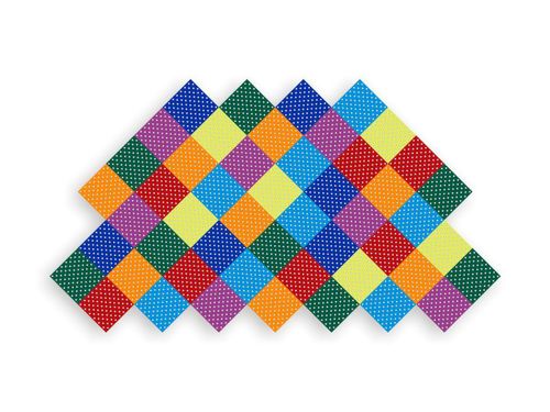 Настенная панель «Мега ромбы» (50 штук)