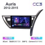 Teyes CC3 10,2"для Toyota Auris 2012-2015 (прав)