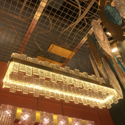 Люстра Cloyd FREDER-A C1 / шир. 99 см - латунь (арт.10756)