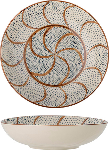 Салатник bloomingville heikki, каменная керамика, коричневый · арт. fabr 82056494