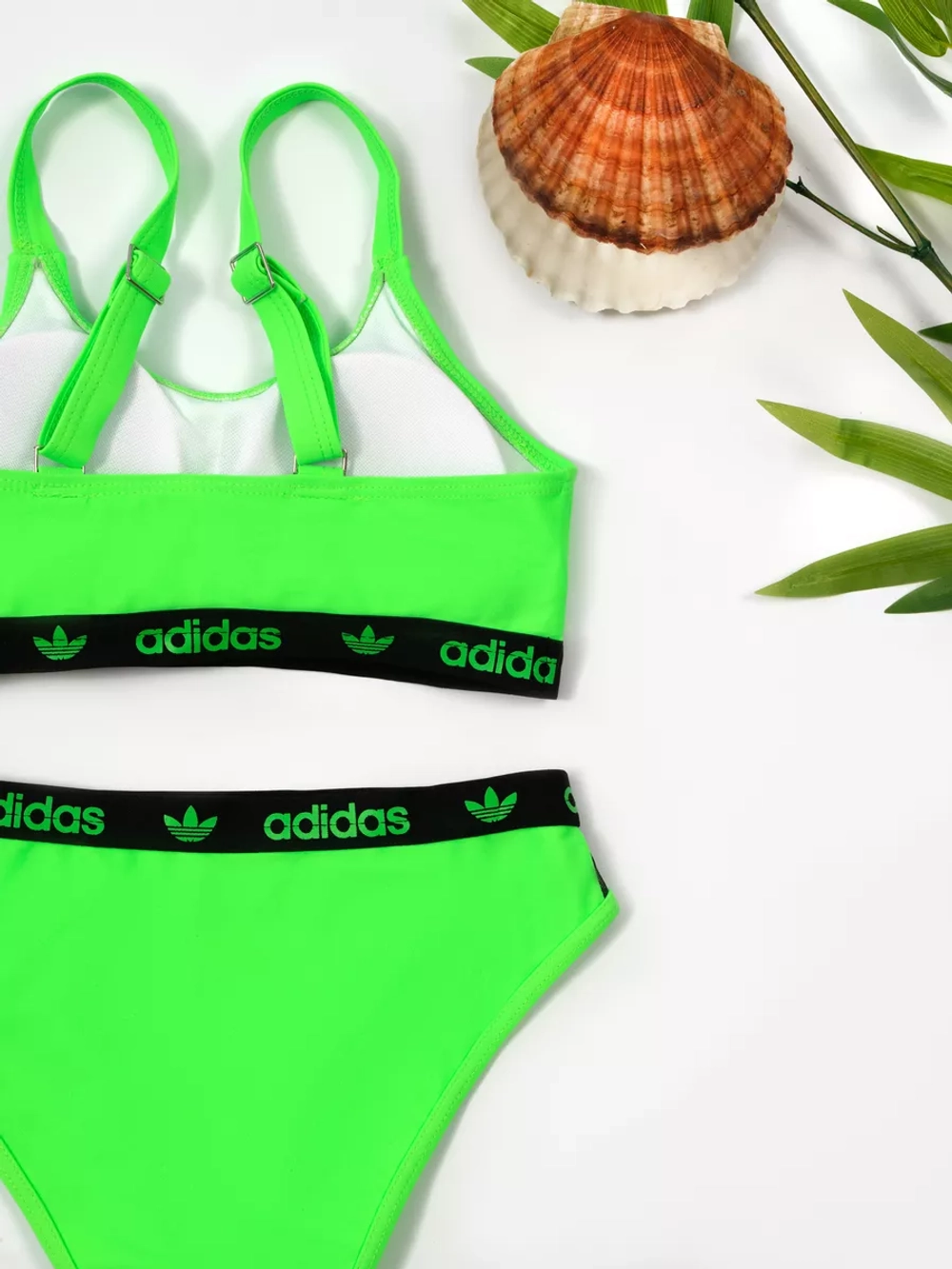 Купальник раздельный спортивный с топом Adidas