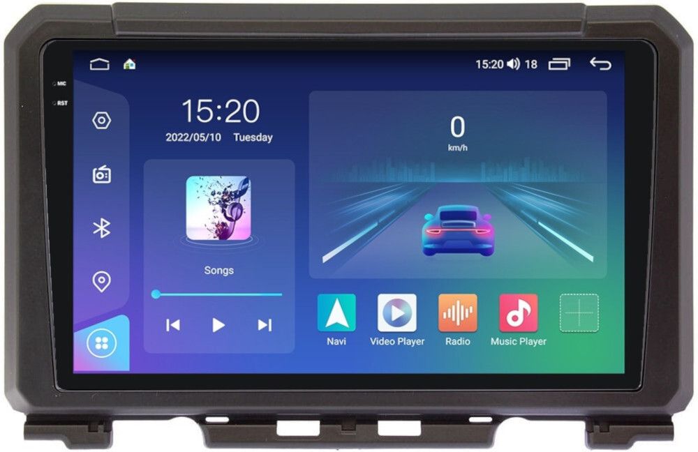 Магнитола для Suzuki Jimny 2019+ - Parafar PF126U2K на Android 13, QLED+2K, ТОП процессор, 8Гб+128Гб, CarPlay, 4G SIM-слот