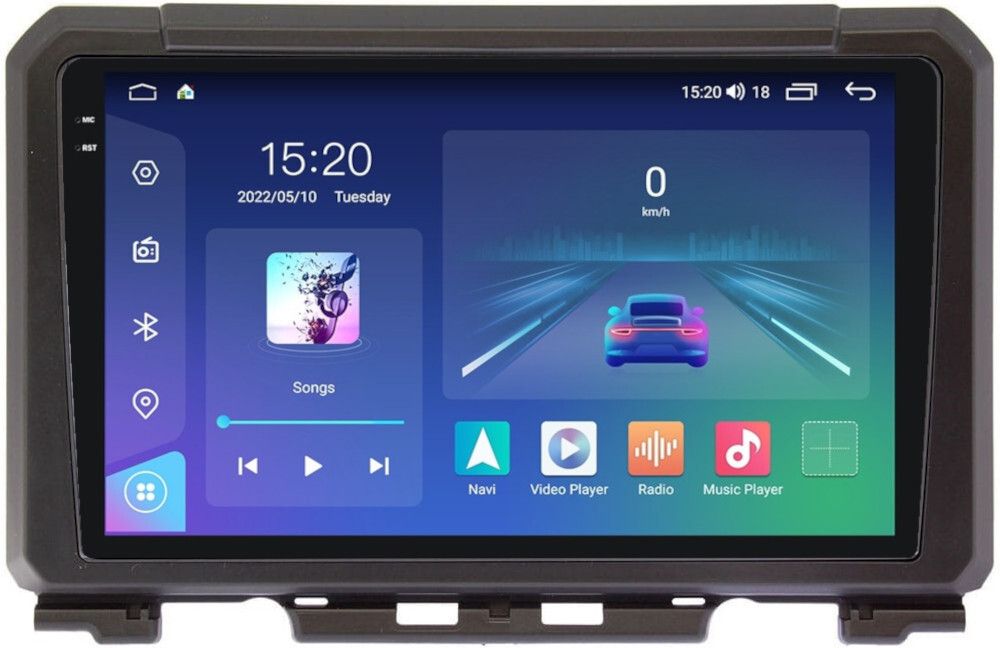 Магнитола для Suzuki Jimny 2019+ - Parafar PF126U2K на Android 13, QLED+2K, ТОП процессор, 8Гб+128Гб, CarPlay, 4G SIM-слот