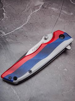 Нож складной туристический D2 COBRA 2