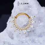 Кликер Amaze Crystal PVD Yellow 1.2мм