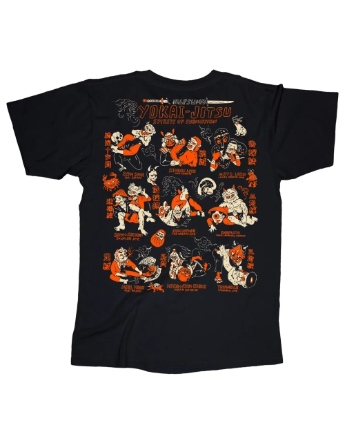 Футболка Half Sumo Yokai чёрная