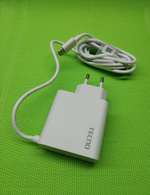 Блок питания (зарядное устройства) + кабель Type-C, (E065-1R200325VE) (65W) для ноутбуков Tecno / Infinix (АСЦ)