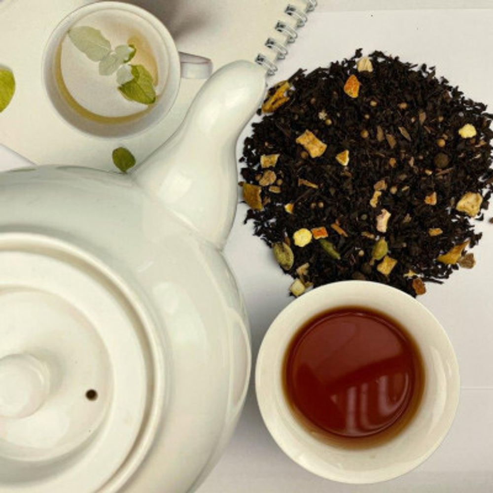Черный чай BERRY-TEA "Пряный цитрус" | 18гр под стакан | Эконом