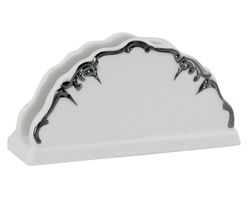 Lenardi 666-403 Салфетница 14,5х11,5х5,5 см ARGENTO в под.уп.(х36)Фарфор