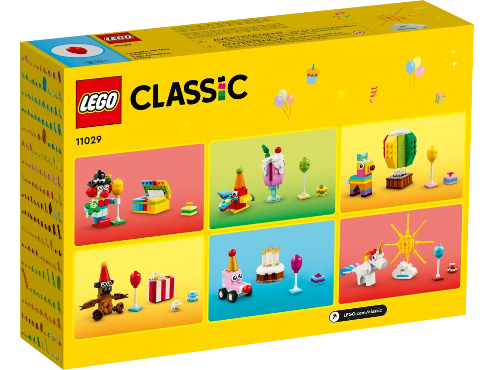 Конструктор LEGO Classic 11029 Творческая коробка для создания вечеринок
