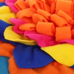 Коврик нюхательный интерактивный для дрессуры и антистресса «Мой Бро», цвет синий, 48*48см (лейбл)