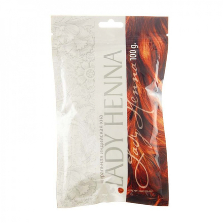 LADY HENNA Natural Indian brown henna Хна натуральная индийская коричневая 100г