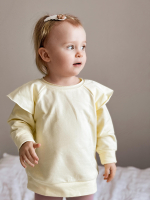 Свитшот Mjölk Light Yellow, с крылышками