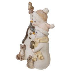 GAEM Фигурка декоративная "Снеговики", L12 W9,5 H15,5 см