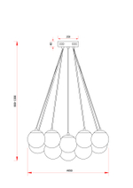 Подвесной светильник Freya FR5231PL-19CH